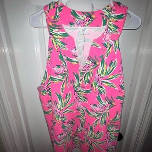 Crown & Ivy Pink Lily Pulitzer Look Tank